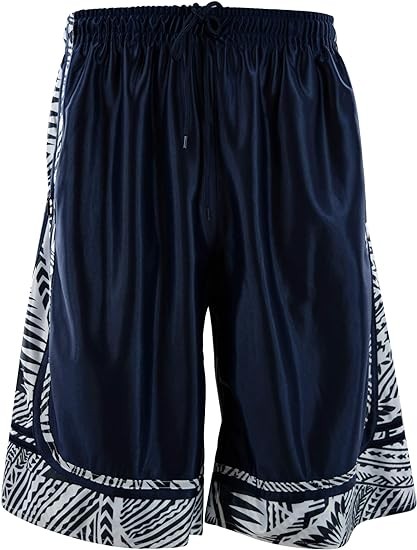 Mens Gym Training Basketball Shorts with Zippered Pockets