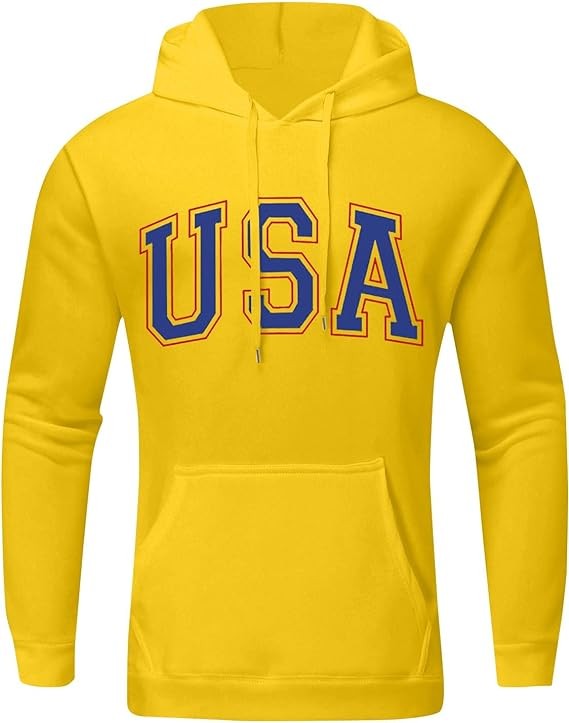 Aawghy Men's Fashion Hoodies Sweatshirts Loose Fit Printed Hooded Sweatshirt Casual Fashion Sports Sweatshirt