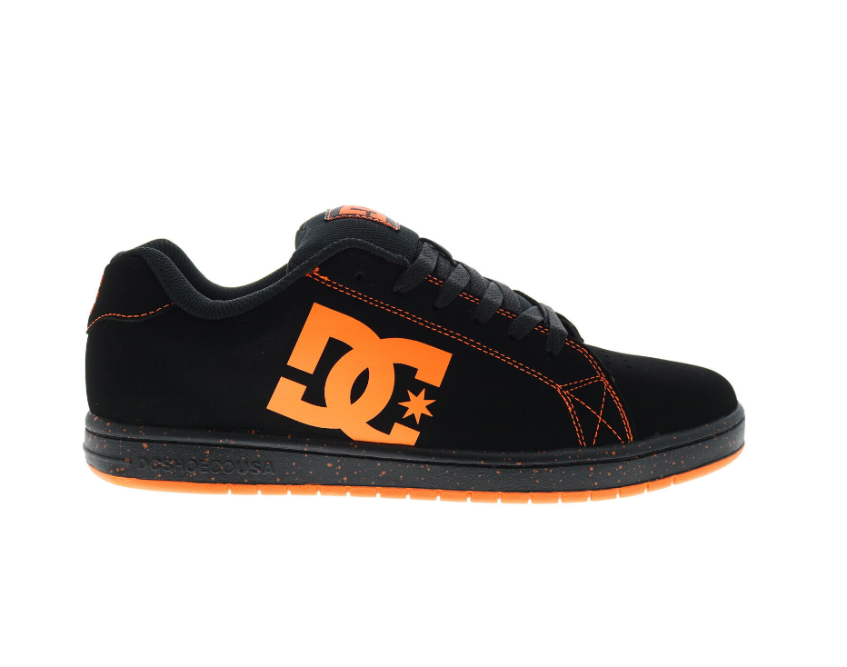 DC Gaveler ADYS100536-BO1 Mens Black Nubuck Skate Inspired Sneakers Shoes 11
